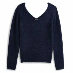 Vente flash 😀 IN EXTENSO Pull Col V Poilue Femme 🎉 -dona-lisa unnamed file 100