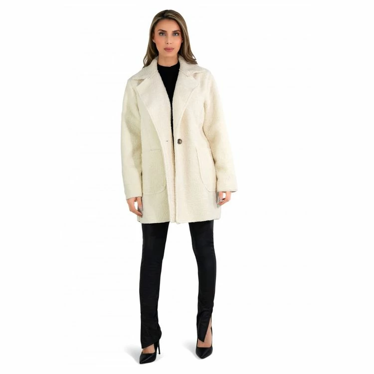 Acheter 😍 Kebello Manteau Molletonné Double BoutonnageFemme ✔️ 2 Acheter 😍 Kebello Manteau Molletonné Double BoutonnageFemme ✔️ – Image 2