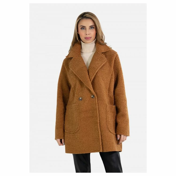 Acheter 😍 Kebello Manteau Molletonné Double BoutonnageFemme ✔️ 4 Acheter 😍 Kebello Manteau Molletonné Double BoutonnageFemme ✔️ – Image 4