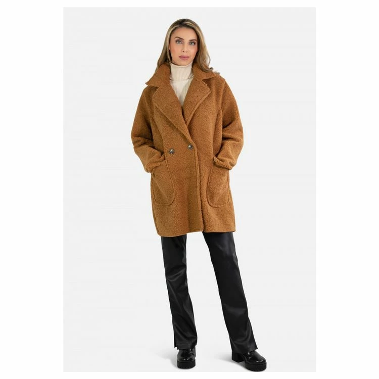 Acheter 😍 Kebello Manteau Molletonné Double BoutonnageFemme ✔️ 5 Acheter 😍 Kebello Manteau Molletonné Double BoutonnageFemme ✔️ – Image 5