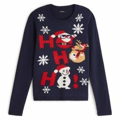 Meilleure vente 🔔 IN EXTENSO Pull De Noël Femme 😍 -dona-lisa unnamed file 11