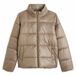 De gros 🔔 IN EXTENSO Doudoune Col Montant Taupe Femme 👏 -dona-lisa unnamed file 1105