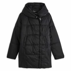 Budget ✨ IN EXTENSO Doudoune Longue Noire Femme 😍 -dona-lisa unnamed file 1108