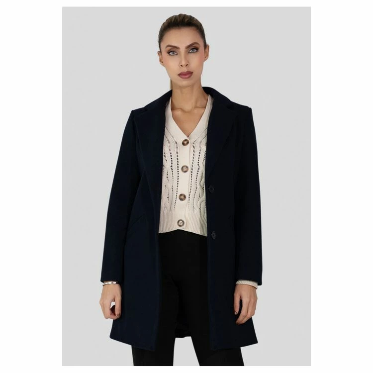 Tout neuf ✨ Kebello Manteau Droit BoutonnéFemme 🔥 2 Tout neuf ✨ Kebello Manteau Droit BoutonnéFemme 🔥 – Image 2