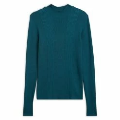 Top 10 🎉 IN EXTENSO Pull Col Montant Vert Femme ✨