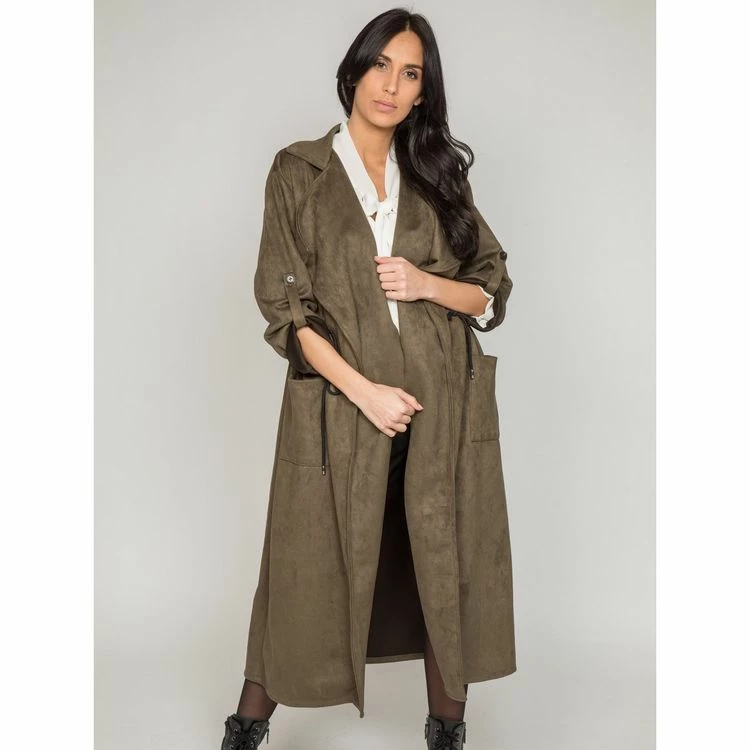 Bon marché 😀 Ritchie Veste Longue Suédine Udrone 🧨 1 Bon marché 😀 Ritchie Veste Longue Suédine Udrone 🧨