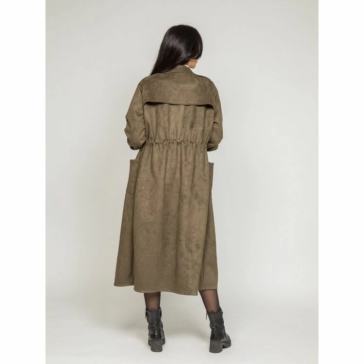 Bon marché 😀 Ritchie Veste Longue Suédine Udrone 🧨 2 Bon marché 😀 Ritchie Veste Longue Suédine Udrone 🧨 – Image 2