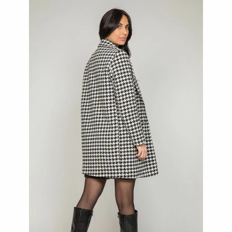 Bon marché 🛒 Ritchie Manteau Pied-de-poule Urban 👍 2 Bon marché 🛒 Ritchie Manteau Pied-de-poule Urban 👍 – Image 2