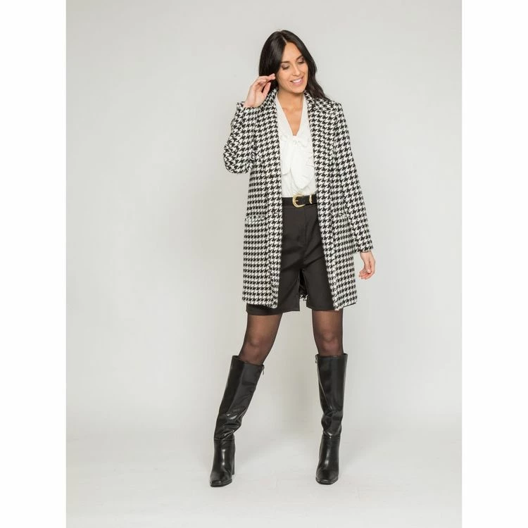Bon marché 🛒 Ritchie Manteau Pied-de-poule Urban 👍 3 Bon marché 🛒 Ritchie Manteau Pied-de-poule Urban 👍 – Image 3