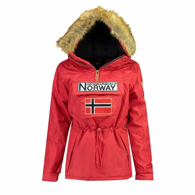 Coupon 🎁 GEOGRAPHICAL NORWAY Parka Rouge Femme Geographical Norway Bridget ✨ 1 Coupon 🎁 GEOGRAPHICAL NORWAY Parka Rouge Femme Geographical Norway Bridget ✨