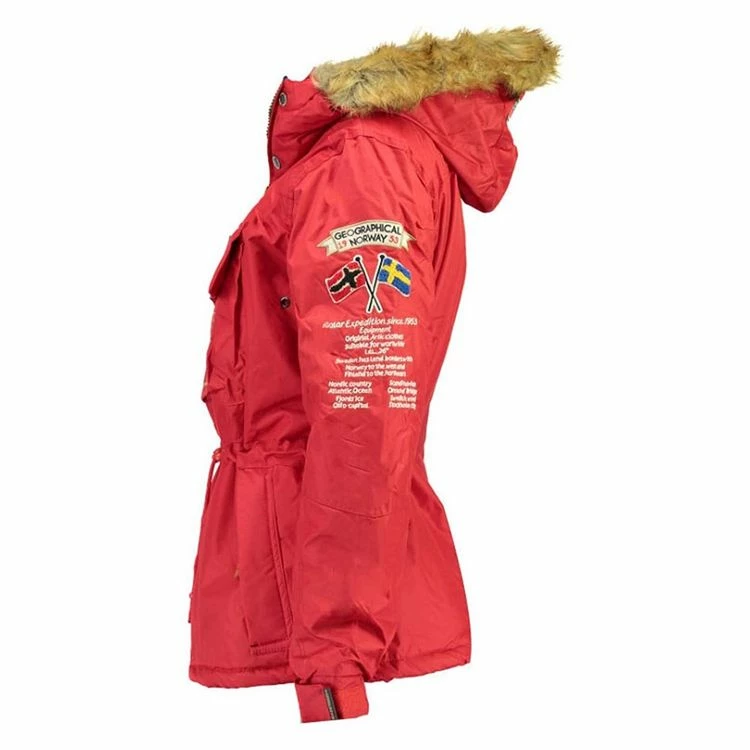 Coupon 🎁 GEOGRAPHICAL NORWAY Parka Rouge Femme Geographical Norway Bridget ✨ 2 Coupon 🎁 GEOGRAPHICAL NORWAY Parka Rouge Femme Geographical Norway Bridget ✨ – Image 2