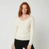 Offres ✔️ IN EXTENSO Pull Col V Poilue Femme 🔔