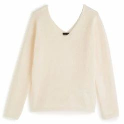 Offres ✔️ IN EXTENSO Pull Col V Poilue Femme 🔔 -dona-lisa unnamed file 124