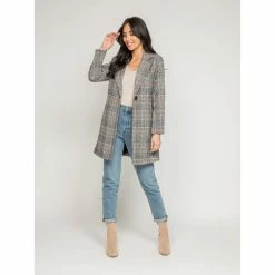 Meilleure affaire 😉 Ritchie Manteau Carreaux Uski 👍 -dona-lisa unnamed file 1246