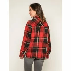 Promo 🌟 Ritchie Manteau Court Carreaux Urani 🛒 -dona-lisa unnamed file 1264