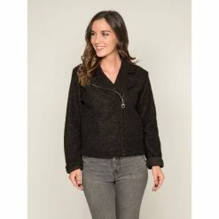 De gros 🌟 Ritchie Veste Biker Effet Bouclette Uriage 🔥