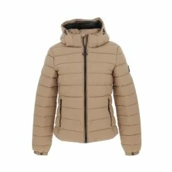 Grosses soldes ❤️ SUPERDRY Doudounes Synthétiques Superdry Classic Fuji Puffer Jacket Woodsmoke Marron 7-337 ❤️