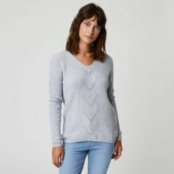 Vente flash ✨ IN EXTENSO Pull Col V Femme 💯