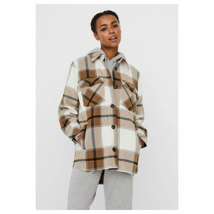 Remise 👏 Vero Moda Veste à CarreauxFemme ✔️ 1 Remise 👏 Vero Moda Veste à CarreauxFemme ✔️