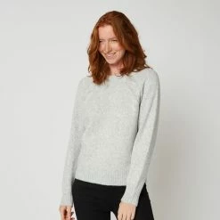 Les meilleures critiques de 😉 IN EXTENSO Pull Col Rond Gris Femme 🔥