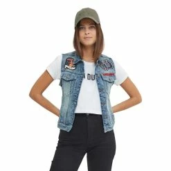 Offres 😉 VONDUTCH Veste Jean's Femme Sans Manches Nash ✔️