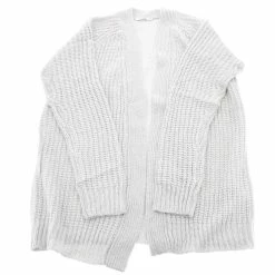 Meilleure vente 😍 Tiffosi Gilets Vestes Mailles Tiffosi Alice Gris Cardigan L Gris 7-296 ✔️