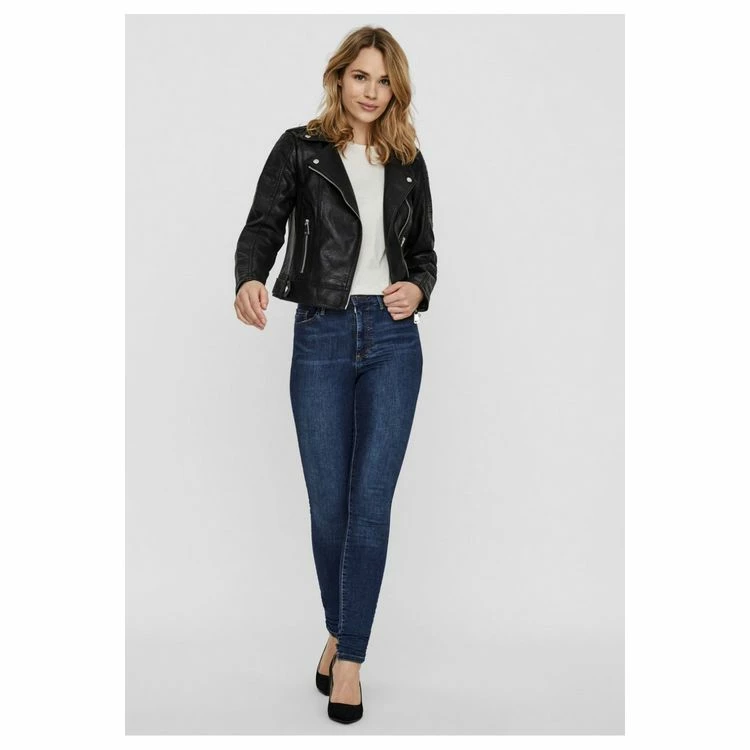 Bon marché ⭐ Vero Moda Blouson Court En SimiliFemme 🔔 2 Bon marché ⭐ Vero Moda Blouson Court En SimiliFemme 🔔 – Image 2