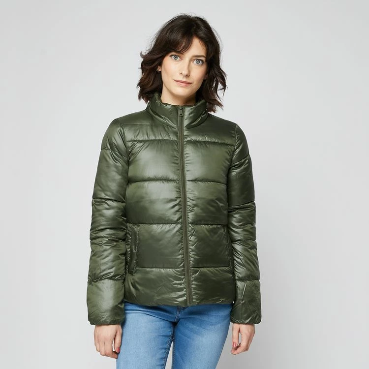 Tout neuf 👍 IN EXTENSO Doudoune Col Montant Vert Kaki Femme 🧨 1 Tout neuf 👍 IN EXTENSO Doudoune Col Montant Vert Kaki Femme 🧨