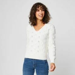 Top 10 😍 IN EXTENSO Pull Col V Femme ✨