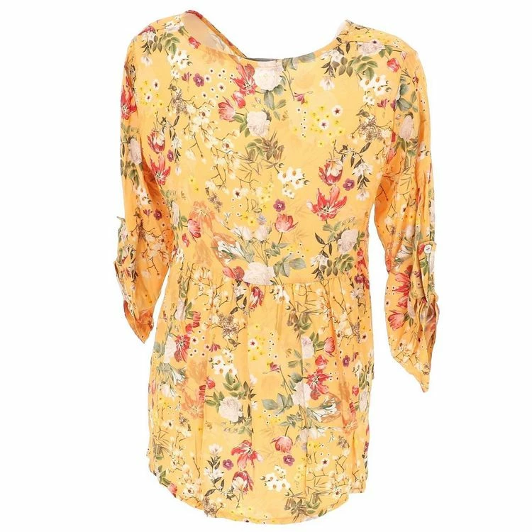 Remise ✨ CULTURE SUD Chemisier Tunique Culture Sud Moehau Tunique Jaune Jaune 40598 🔔 2 Remise ✨ CULTURE SUD Chemisier Tunique Culture Sud Moehau Tunique Jaune Jaune 40598 🔔 – Image 2