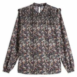 Budget ✨ IN EXTENSO Blouse Col Smock à Fleurs Femme 🧨 5 Budget ✨ IN EXTENSO Blouse Col Smock à Fleurs Femme 🧨 -dona-lisa unnamed file 1660