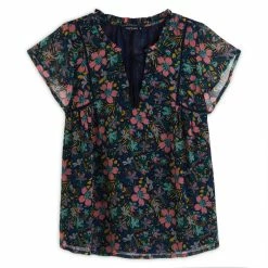 Grosses soldes 💯 IN EXTENSO Blouse Manches Papillons Avec Pompons à Fleurs Femme 🔔 -dona-lisa unnamed file 1663