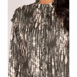 Offres 😀 Ritchie Chemise Motifs Satin Obone 🎉 -dona-lisa unnamed file 1733