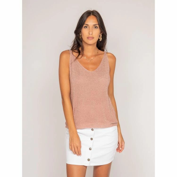 Acheter ⭐ Ritchie Débardeur Maille Pailletée Fosta ⌛ 4 Acheter ⭐ Ritchie Débardeur Maille Pailletée Fosta ⌛ – Image 4