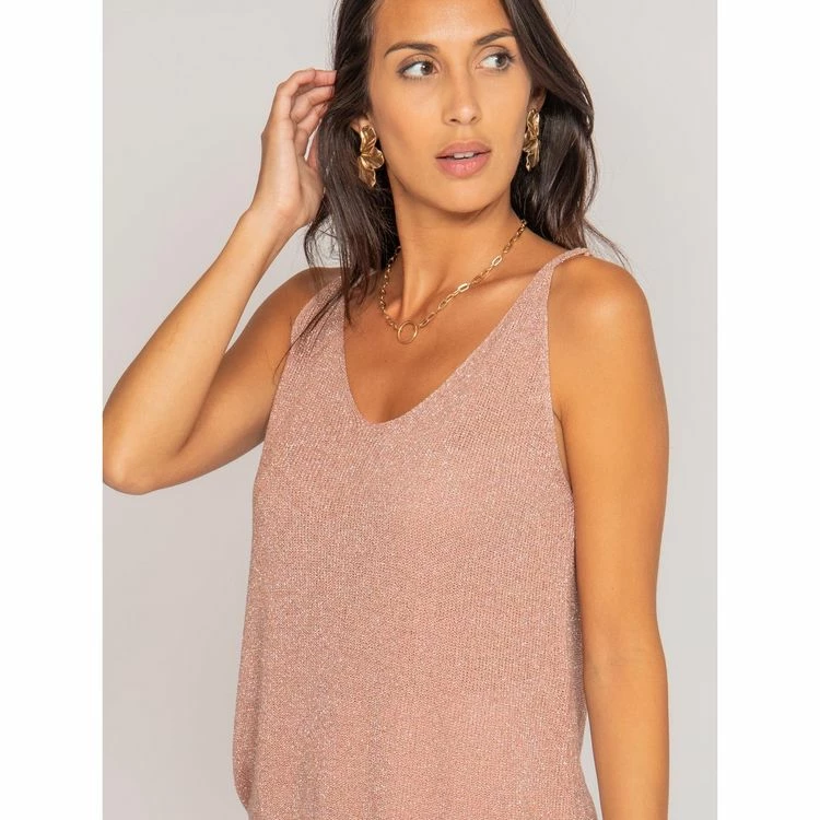 Acheter ⭐ Ritchie Débardeur Maille Pailletée Fosta ⌛ 6 Acheter ⭐ Ritchie Débardeur Maille Pailletée Fosta ⌛ – Image 6