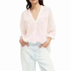 Nouveau 😍 FRENCH CONNECTION Blouse Rose Pâle Femme French Connection 🔔