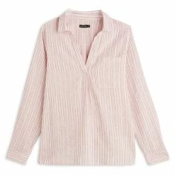 De gros 🎁 IN EXTENSO Chemise Manches Longues Forme Loose Rose Femme ⭐ -dona-lisa unnamed file 1829