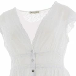 Vente flash 🛒 CULTURE SUD Chemisier Tunique Culture Sud Djobi Haut Lady Blanc Vintage Blanc 81461 💯 -dona-lisa unnamed file 1907