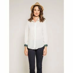 Promo ✔️ Ritchie Chemise Poignets Brodés Oceane 😍