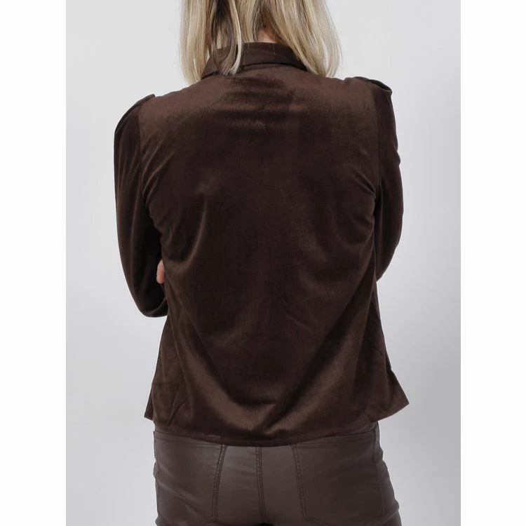 Coupon 🎉 Vero Moda Chemise Manches Longues Vero Moda Vmida Ls Corduroy 👕 Shirt Wvn Marron 7-383 😉 2 Coupon 🎉 Vero Moda Chemise Manches Longues Vero Moda Vmida Ls Corduroy 👕 Shirt Wvn Marron 7-383 😉 – Image 2