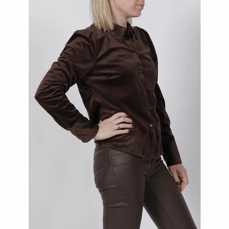 Coupon 🎉 Vero Moda Chemise Manches Longues Vero Moda Vmida Ls Corduroy 👕 Shirt Wvn Marron 7-383 😉 3 Coupon 🎉 Vero Moda Chemise Manches Longues Vero Moda Vmida Ls Corduroy 👕 Shirt Wvn Marron 7-383 😉 – Image 3