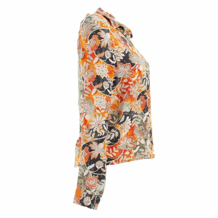 De gros 🎁 Vero Moda Chemise Manches Courtes Vero Moda Vmjade L/s 👚 Shirt Wvn Btq Orange 7-381 🎁 3 De gros 🎁 Vero Moda Chemise Manches Courtes Vero Moda Vmjade L/s 👚 Shirt Wvn Btq Orange 7-381 🎁 – Image 3