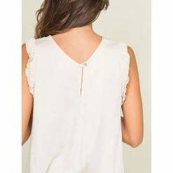 Tout neuf 🎉 Ritchie Blouse Avec Volants Forseli ❤️ -dona-lisa unnamed file 1978