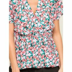 Bon marché 😉 Ritchie Top Fluide Motifs Fushia 😍 -dona-lisa unnamed file 1981