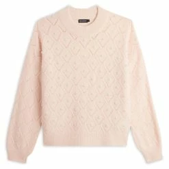 Grosses soldes 🛒 IN EXTENSO Pull En Maille Avec Perles Rose Femme 👍 -dona-lisa unnamed file 200