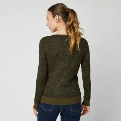 Offres ✨ IN EXTENSO Gilet Court Col Rond Vert Femme 👏 -dona-lisa unnamed file 205