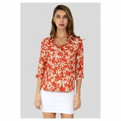 Meilleure vente 🛒 Kebello Chemisier Imprimé FloralFemme ✔️ -dona-lisa unnamed file 2070