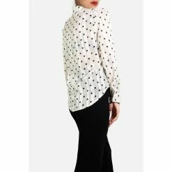 Meilleur prix ✔️ Kebello Chemise Imprimé à Pois, Manches LonguesFemme 🧨 -dona-lisa unnamed file 2101