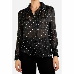 Meilleur prix ✔️ Kebello Chemise Imprimé à Pois, Manches LonguesFemme 🧨 -dona-lisa unnamed file 2102