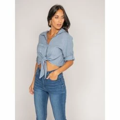 Bon marché ⌛ Ritchie Chemise Courte Lin Orthense 🛒 -dona-lisa unnamed file 2128